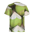 Coconut 3D Print Men's Athletic T-Shirt