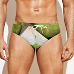 Coconut 3D Print Men's Swim Briefs