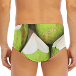Coconut 3D Print Men's Triangle Swim Briefs