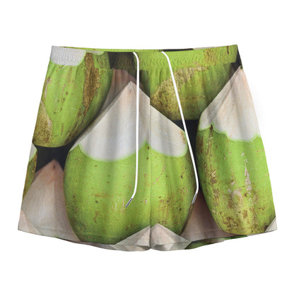 Coconut 3D Print Mesh Shorts