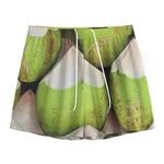 Coconut 3D Print Mesh Shorts