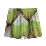 Coconut 3D Print Mesh Shorts