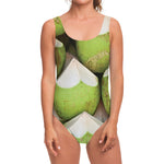 Coconut 3D Print One Piece Swimsuit