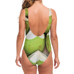 Coconut 3D Print One Piece Swimsuit