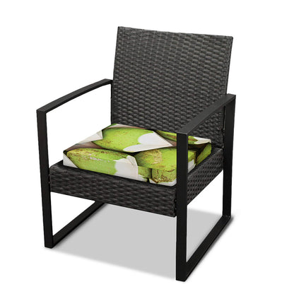 Coconut 3D Print Outdoor Seat Cushion Cover