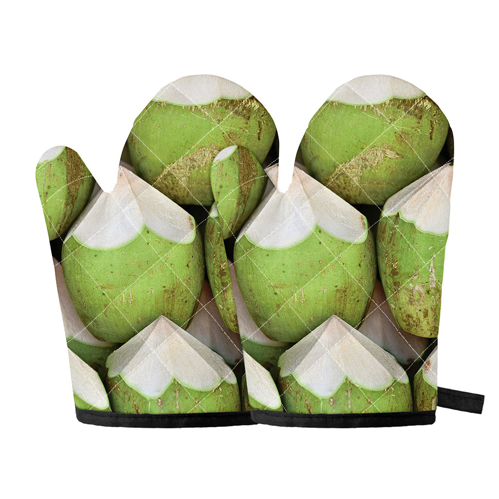 Coconut 3D Print Oven Mitts