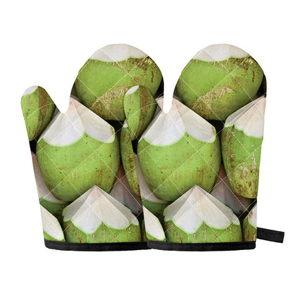 Coconut 3D Print Oven Mitts