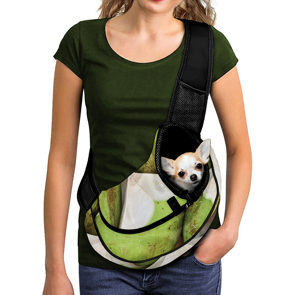 Coconut 3D Print Pet Sling Carrier