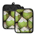 Coconut 3D Print Pot Holders With Pocket