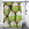 Coconut 3D Print Premium Shower Curtain