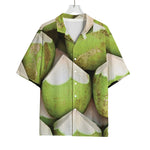 Coconut 3D Print Rayon Hawaiian Shirt