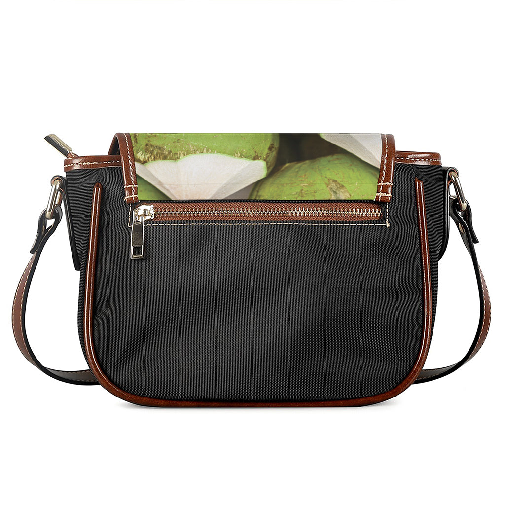 Coconut 3D Print Saddle Bag