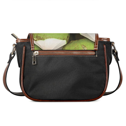 Coconut 3D Print Saddle Bag