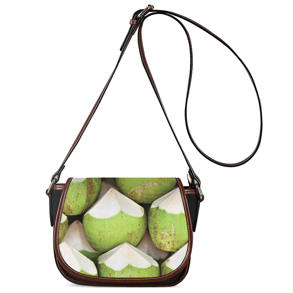 Coconut 3D Print Saddle Bag