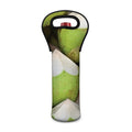 Coconut 3D Print Single Neoprene Wine Tote