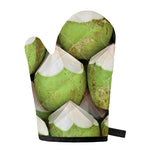 Coconut 3D Print Single Oven Mitt