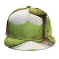 Coconut 3D Print Snapback Cap