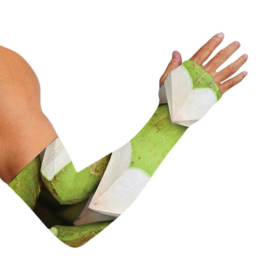 Coconut 3D Print Sun Protection Arm Sleeves