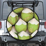 Coconut 3D Print Tire Cover