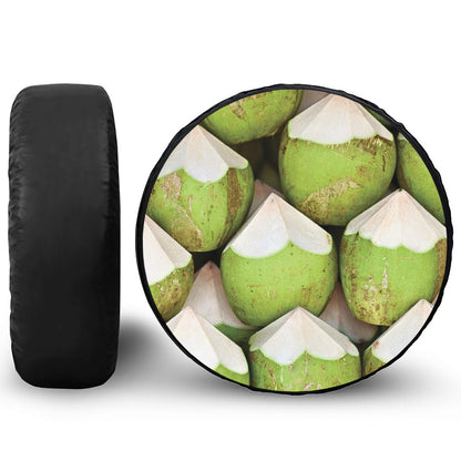 Coconut 3D Print Tire Cover