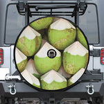 Coconut 3D Print Tire Cover With Camera Hole