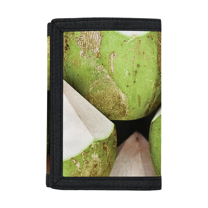 Coconut 3D Print Trifold Wallet