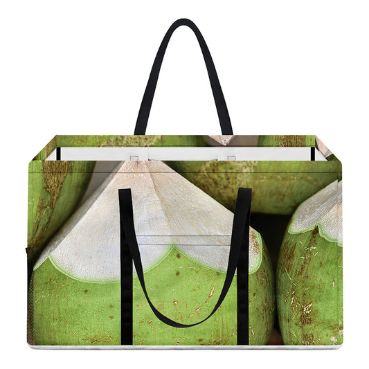 Coconut 3D Print Utility Tote Bag
