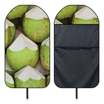 Coconut 3D Print Waterproof Car Seat Cover