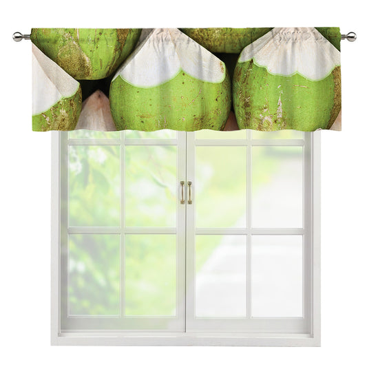 Coconut 3D Print Window Valance