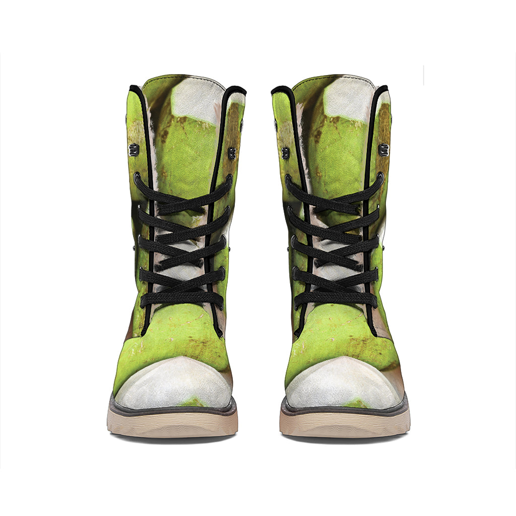 Coconut 3D Print Winter Boots