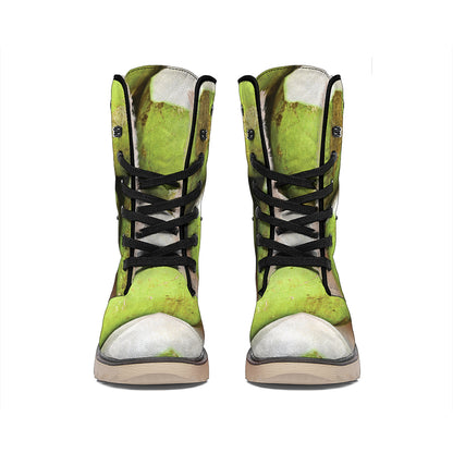 Coconut 3D Print Winter Boots