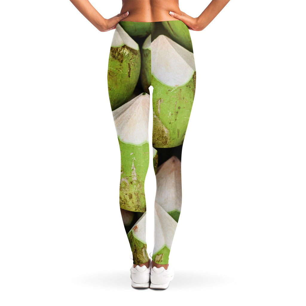 Coconut 3D Print Women's Leggings