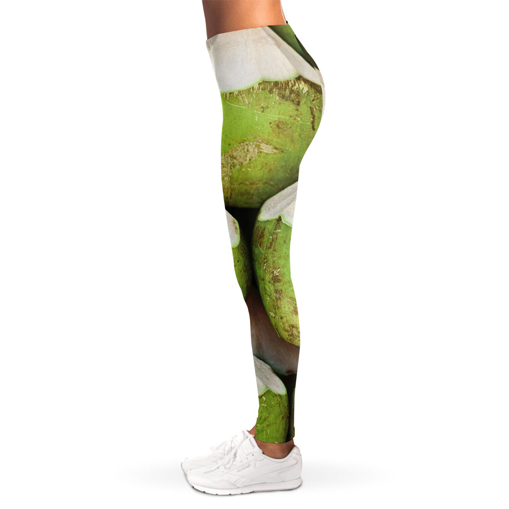 Coconut 3D Print Women's Leggings