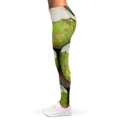 Coconut 3D Print Women's Leggings