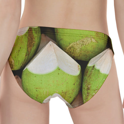 Coconut 3D Print Women's Panties