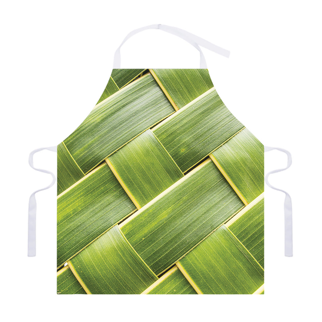 Coconut Leaf Print Adjustable Apron