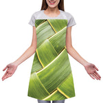 Coconut Leaf Print Adjustable Apron