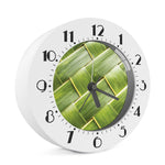 Coconut Leaf Print Alarm Clock