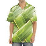 Coconut Leaf Print Aloha Shirt