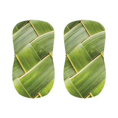 Coconut Leaf Print Bar Stool Covers