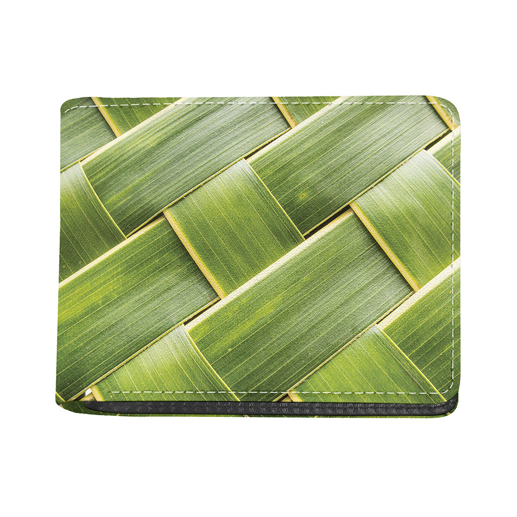 Coconut Leaf Print Bifold Wallet