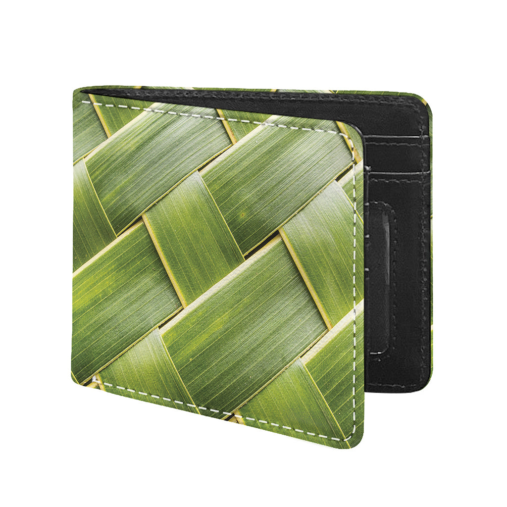 Coconut Leaf Print Bifold Wallet