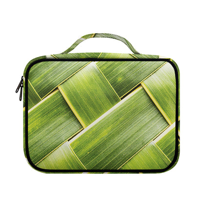 Coconut Leaf Print Briefcase Bible Bag