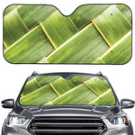 Coconut Leaf Print Car Windshield Sun Shade