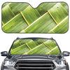 Coconut Leaf Print Car Windshield Sun Shade