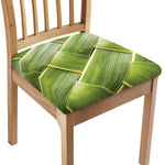 Coconut Leaf Print Chair Cushion Cover