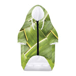 Coconut Leaf Print Dog Zip Up Hoodie