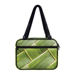 Coconut Leaf Print Double Strap Bible Bag