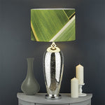 Coconut Leaf Print Drum Lamp Shade