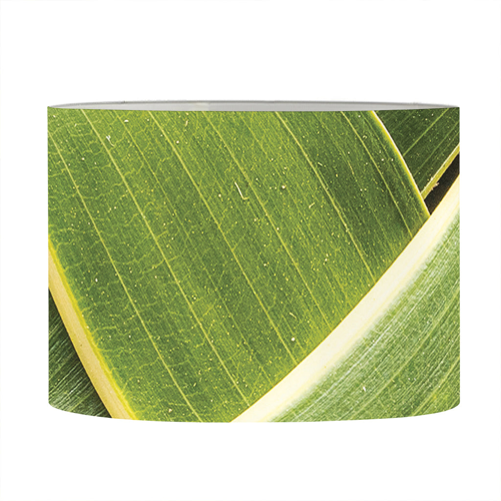Coconut Leaf Print Drum Lamp Shade